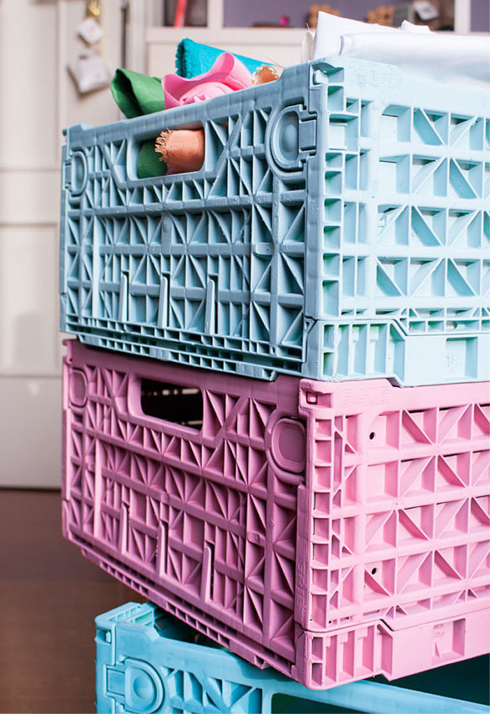 Plastic Crates Made Beautiful Pintyplus