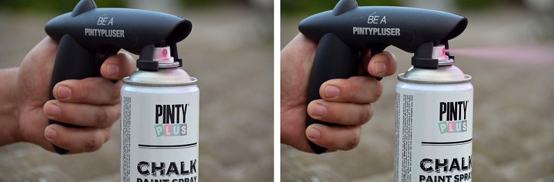 Pinty Plus universal spray gun attachment for fatigue free spraying