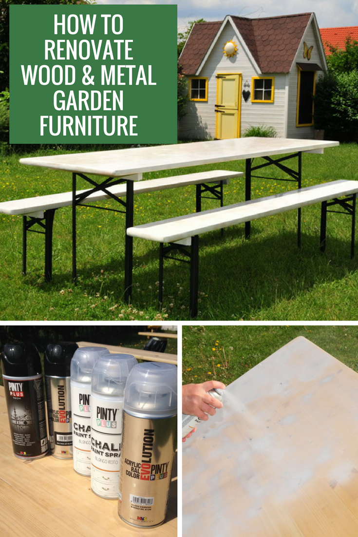 How To Paint Outdoor Furniture With Pinty Plus Chalk Paint Spray
