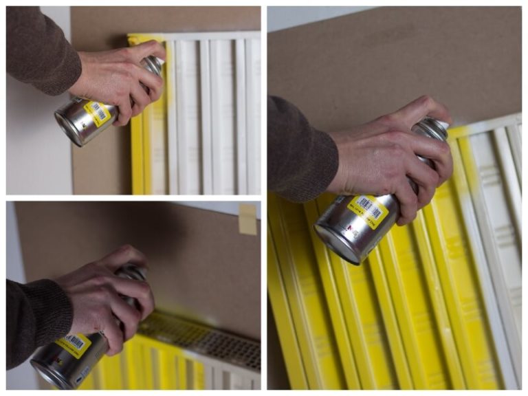 How to paint a radiator using spray paint Pintyplus