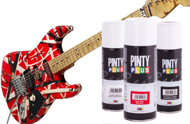 how to make a frankenstrat guitar using spray paint