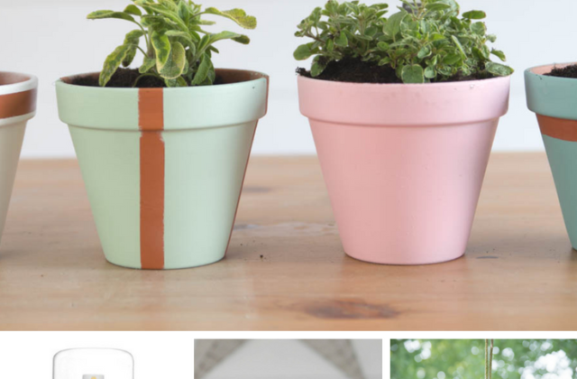 how to paint terracotta pots with spray paint