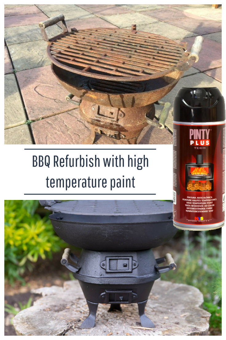 bbq refurbishment using high temperature paint