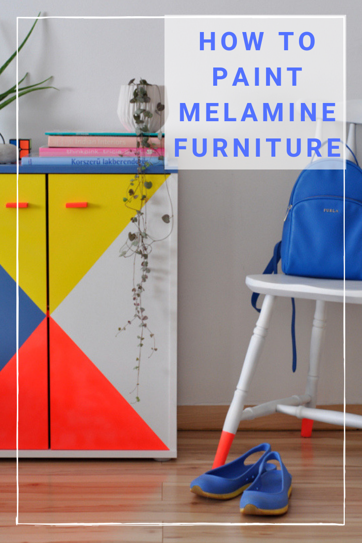 How To Makeover A Melamine Cabinet Pintyplus