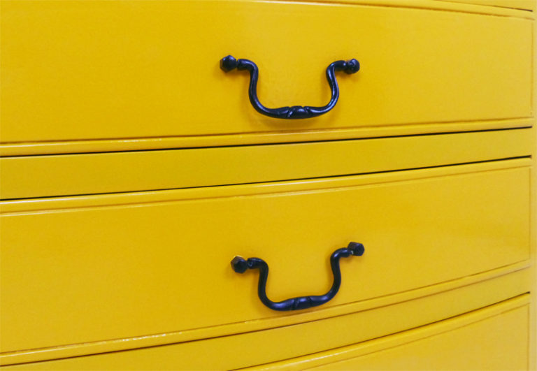 How to spray paint metal drawer handles Pintyplus