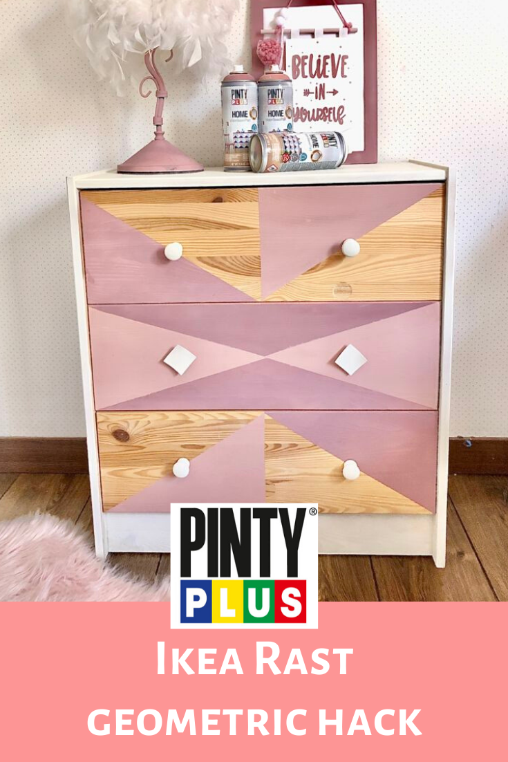 Ikea Hack Geometric Style Rast Chest Of Drawers Pintyplus