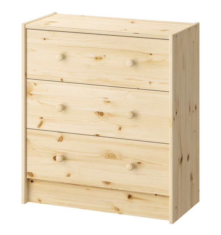 ikea hack - sray painting a chest of drawers