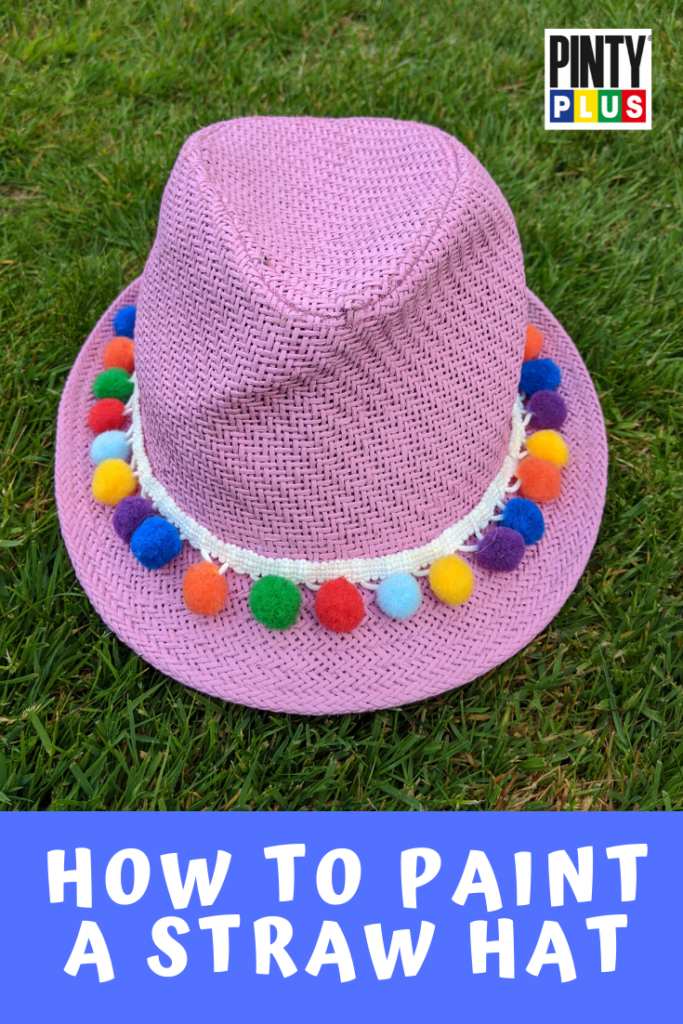 Give an old straw hat a new look by painting it with spray paint, in this tutorial we show you how!