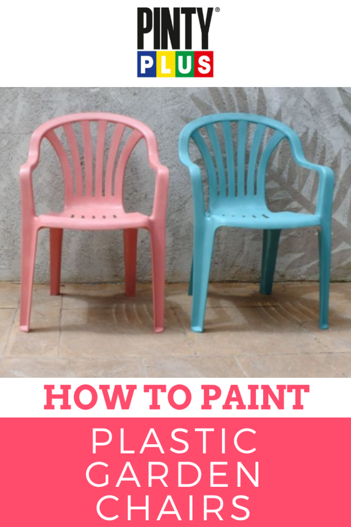 how to paint plastic garden chairs with spray paint