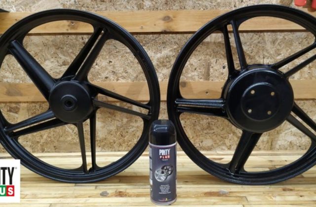 How to use paint on wheel rims